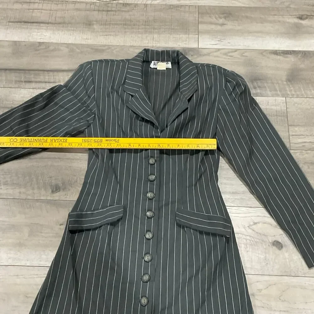 Alyn Paige pinstripe blazer dress size 5/6 - Picture 11 of 12